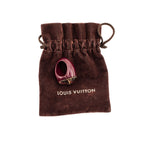 Louis Vuitton Heart Resin Monogram Ring