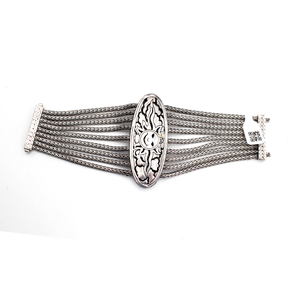 John Hardy 22k Sterling Silver Palu Strand Bracelet