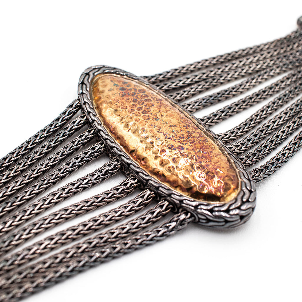 John Hardy 22k Sterling Silver Palu Strand Bracelet