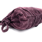 Gucci Hysteria Patent Grape Suede Clutch Handbag