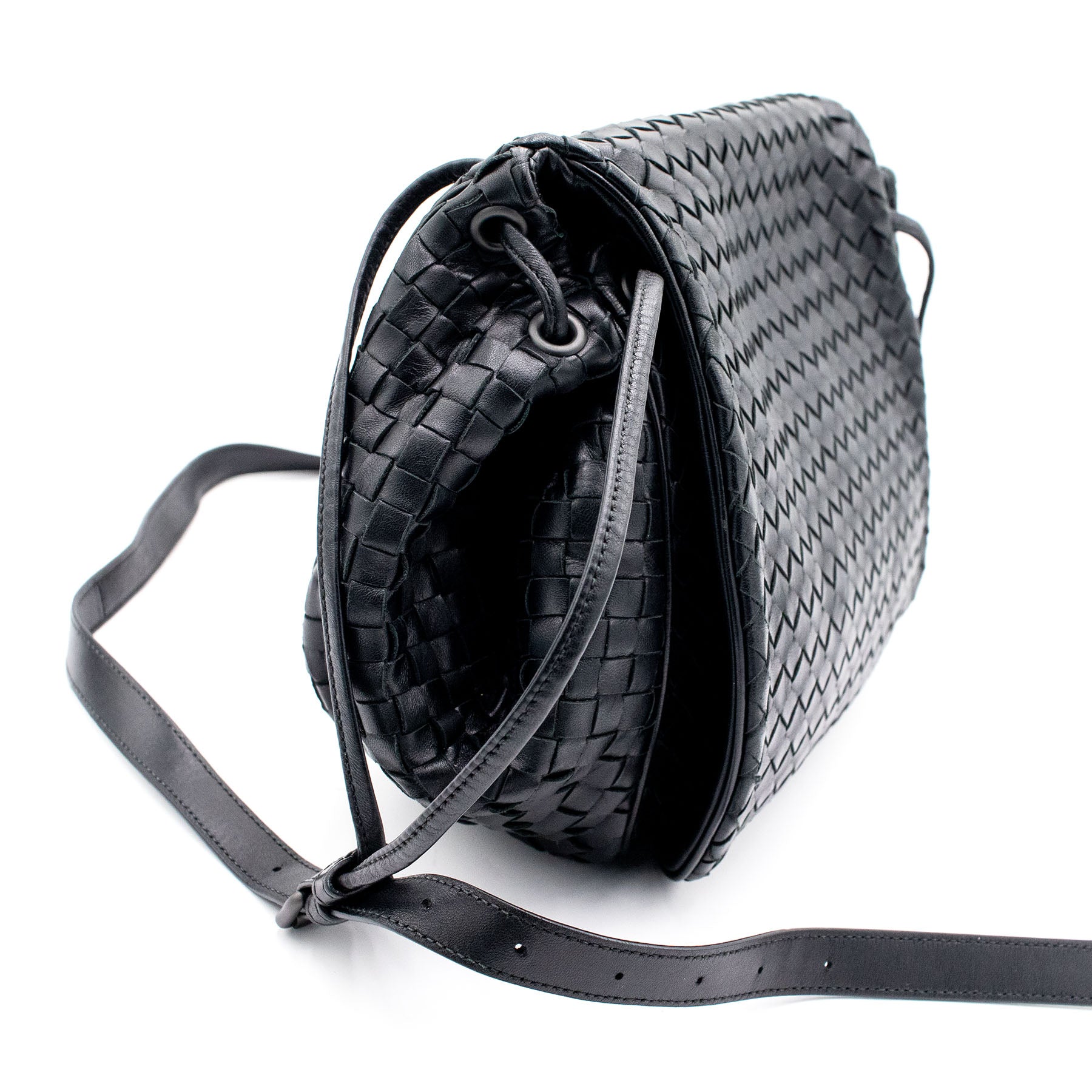 Bottega Veneta Black Nappa Leather Ladies Shoulder Bag