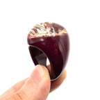 Louis Vuitton Heart Resin Monogram Ring