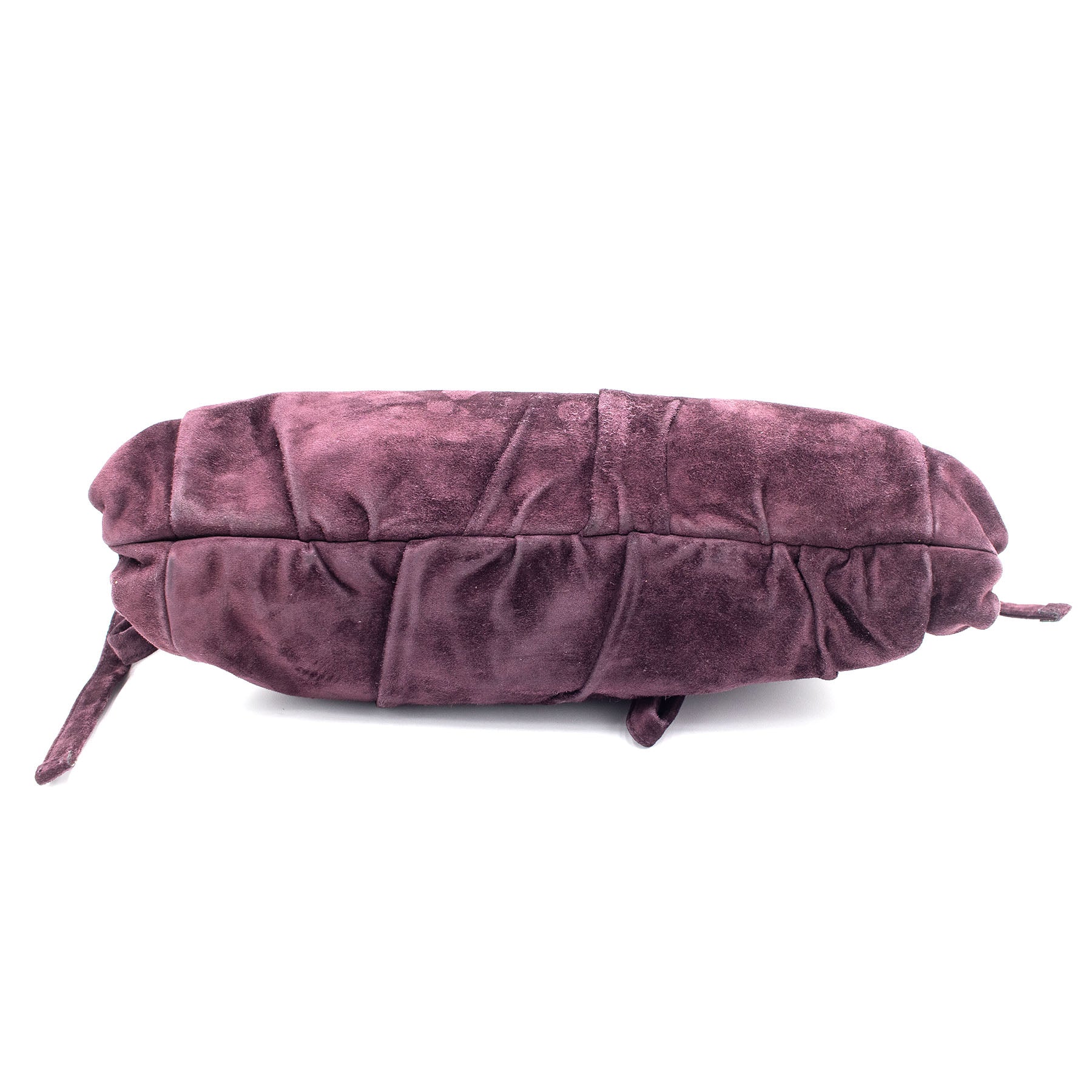 Gucci Hysteria Patent Grape Suede Clutch Handbag
