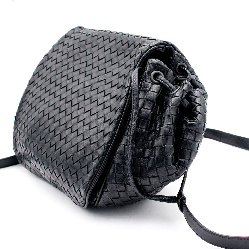 Bottega Veneta Black Nappa Leather Ladies Shoulder Bag