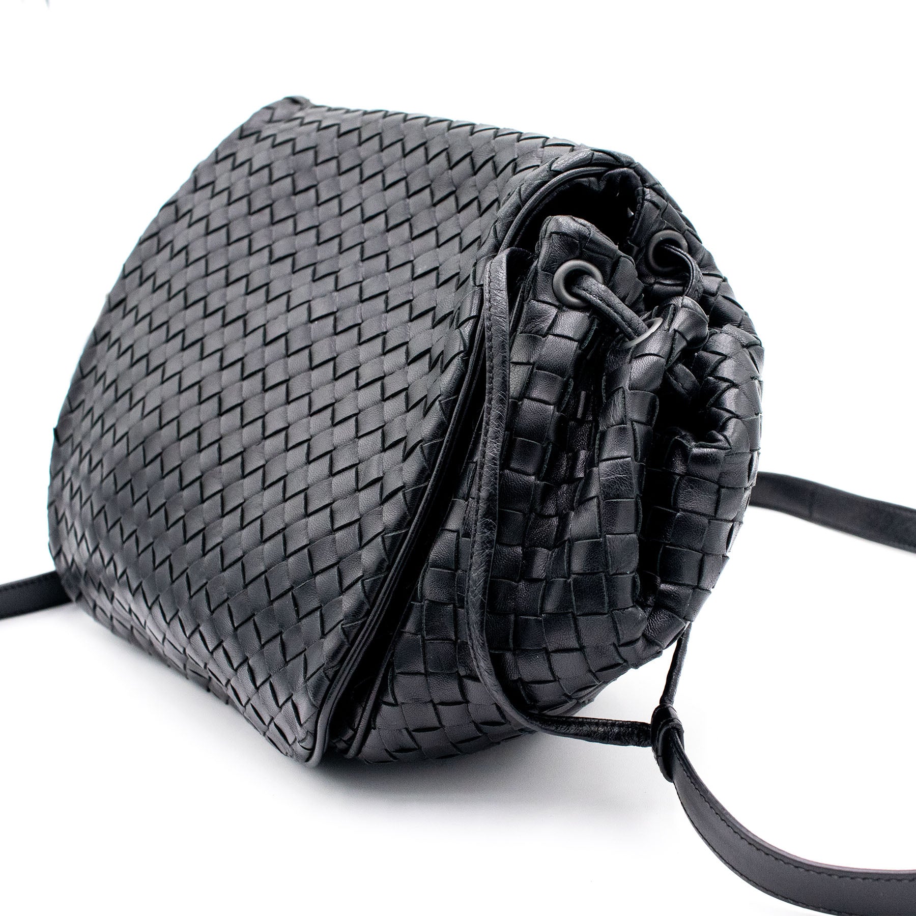 Bottega Veneta Black Nappa Leather Ladies Shoulder Bag