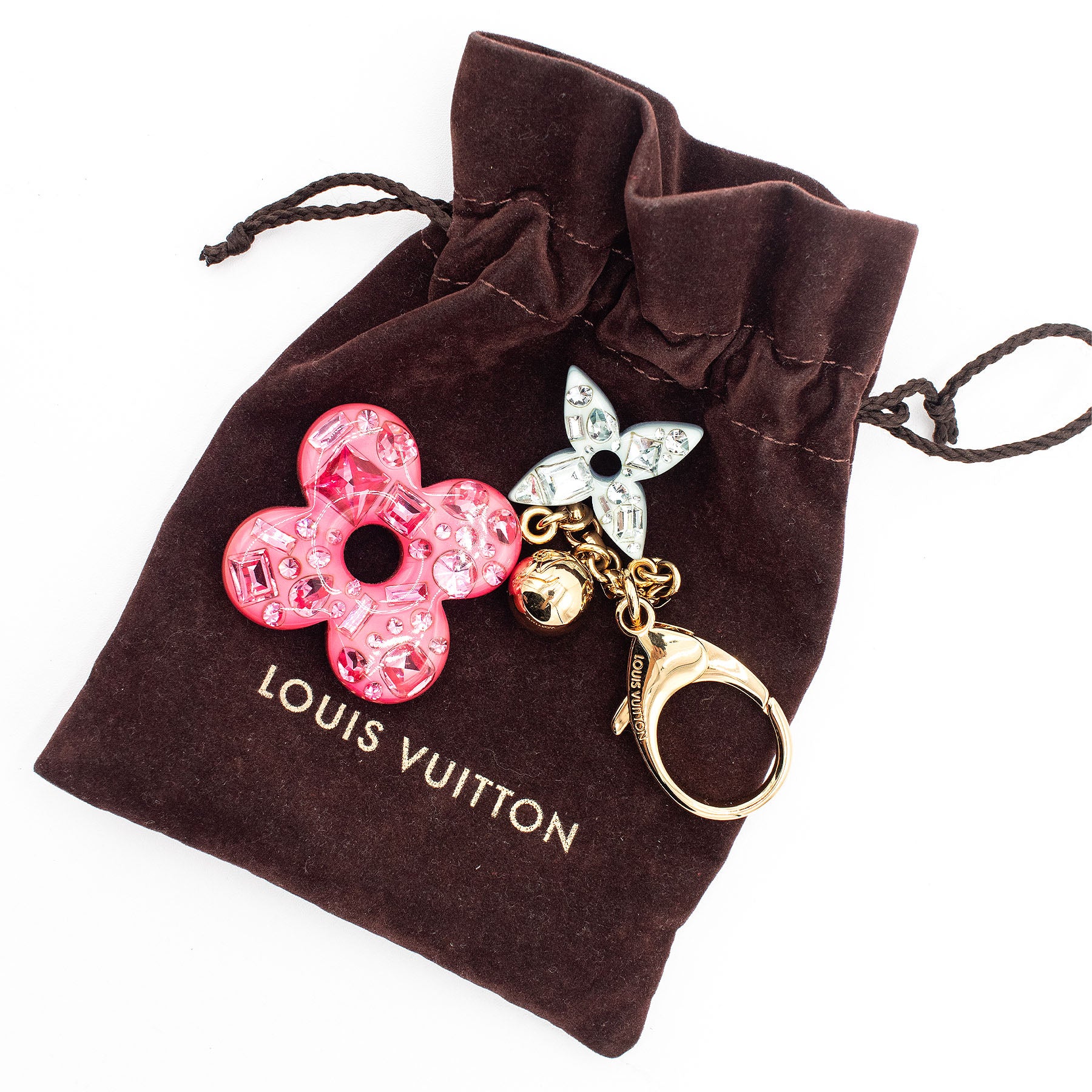 Louis Vuitton Bijou Sack Glam Flower Bag Charm