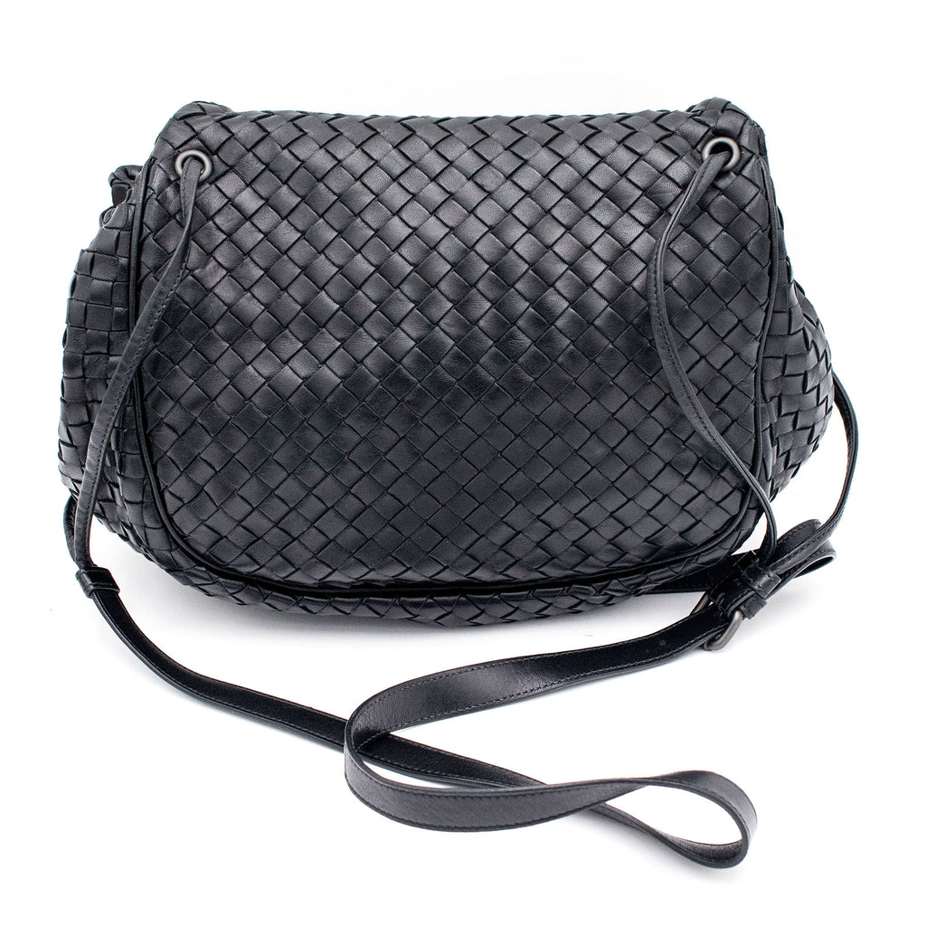 Bottega Veneta Black Nappa Leather Ladies Shoulder Bag