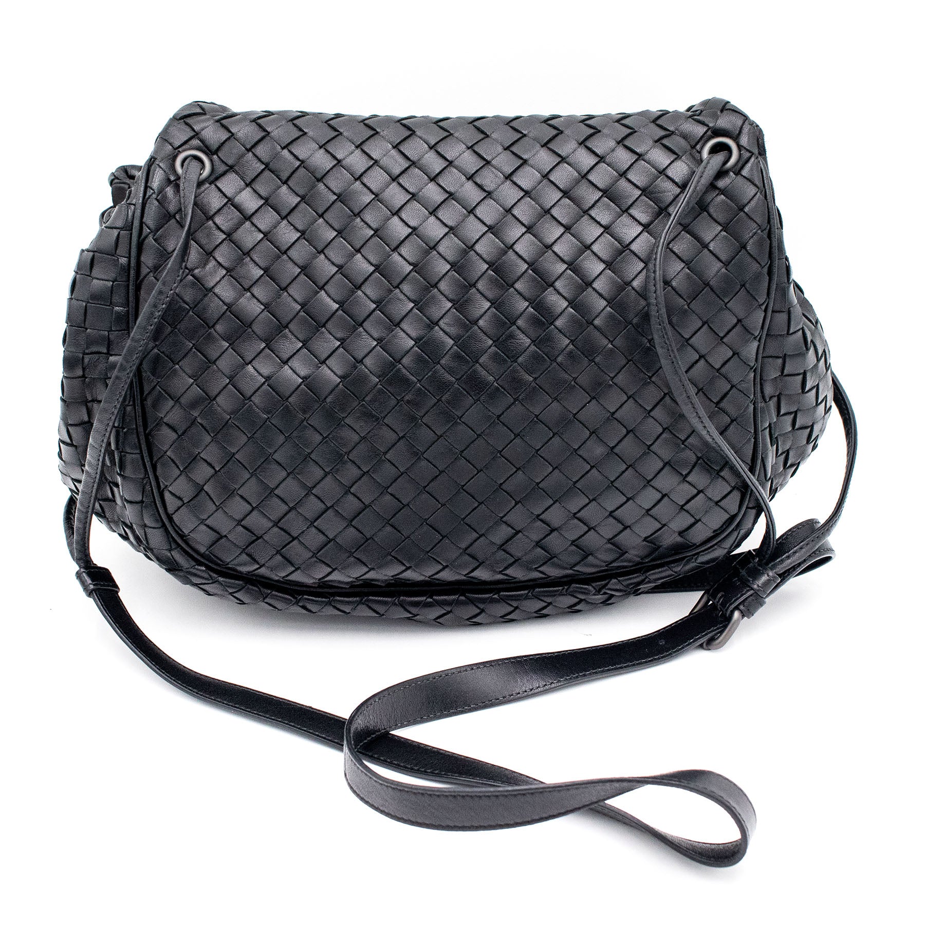 Bottega Veneta Black Nappa Leather Ladies Shoulder Bag