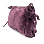 Gucci Hysteria Patent Grape Suede Clutch Handbag