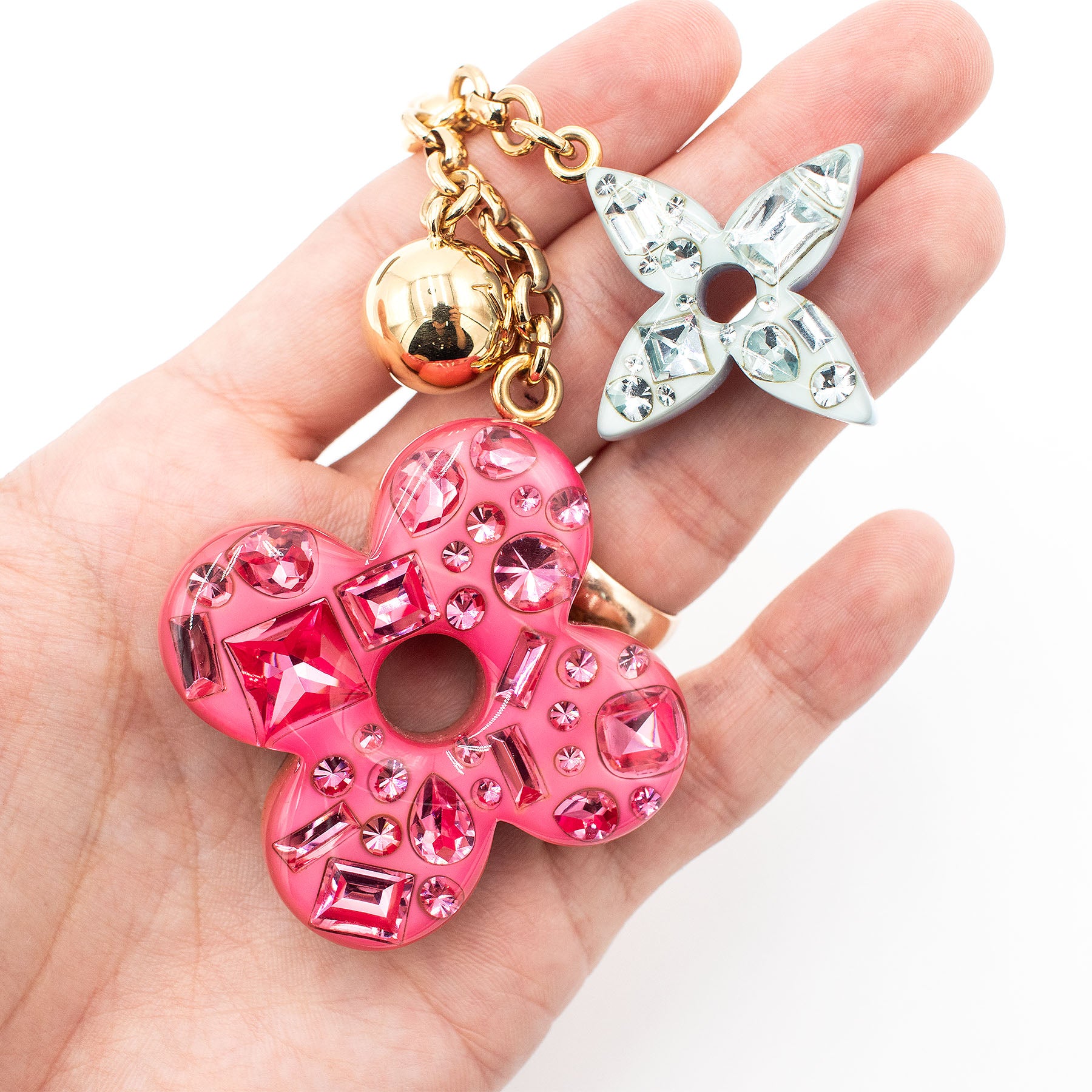 Louis Vuitton Bijou Sack Glam Flower Bag Charm