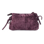 Gucci Hysteria Patent Grape Suede Clutch Handbag