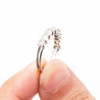 14k White Gold 0.50ctw Round Cut Diamond Ladies Band