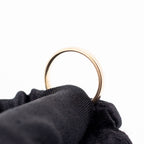 14k Yellow Gold 4mm Mens Wedding Band With Inner Phrase