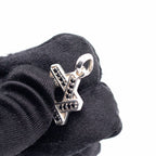 David Yurman Sterling Silver Black Stones Star Of David Pendant