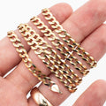 10k Yellow Gold 20 inch Curb Link Chain Necklace
