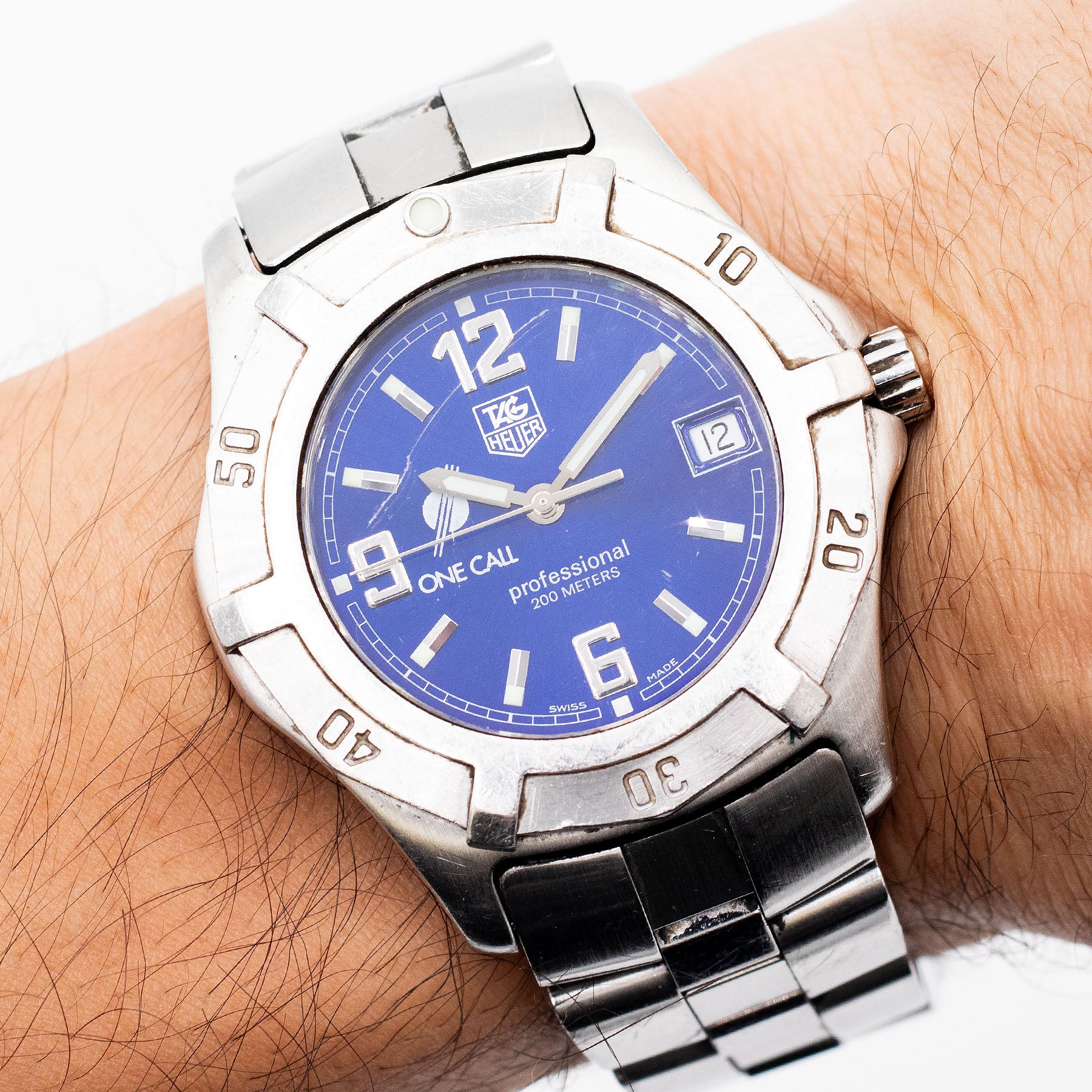 Tag Heuer WN1112 Professional 200 Meters Stainless Steel Watch