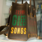 Gucci Cabas Brown Leather Tote Handbag