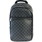 Louis Vuitton Michael Backpack Black Canvas Damier Graphite