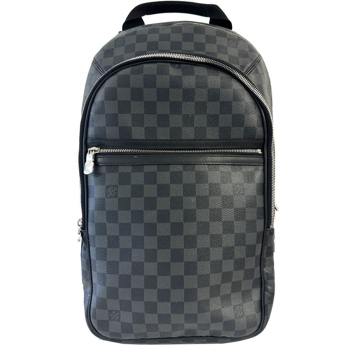 Louis Vuitton Michael Backpack Black Canvas Damier Graphite
