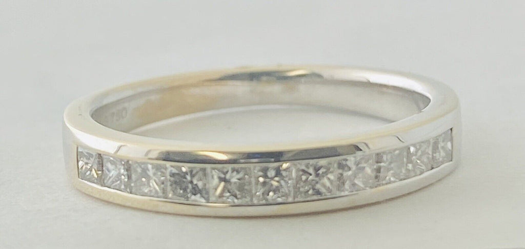 18kt White Gold Princess Cut Diamond Ring