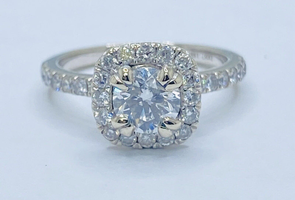 18KT White Gold Diamond Engagement Ring