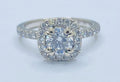 18KT White Gold Diamond Engagement Ring