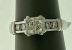 18KT White Gold Diamond Engagement Ring