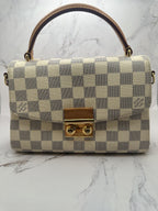 Louis Vuitton Damier Azur Croissete Crossbody Woman’s Handbag