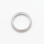 18k White Gold Smooth Mens Wedding Band
