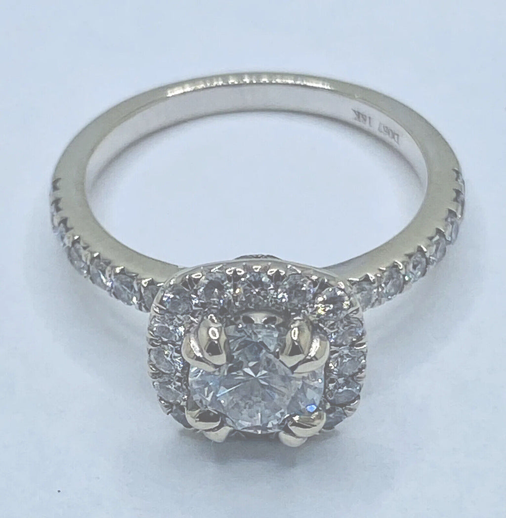 18KT White Gold Diamond Engagement Ring