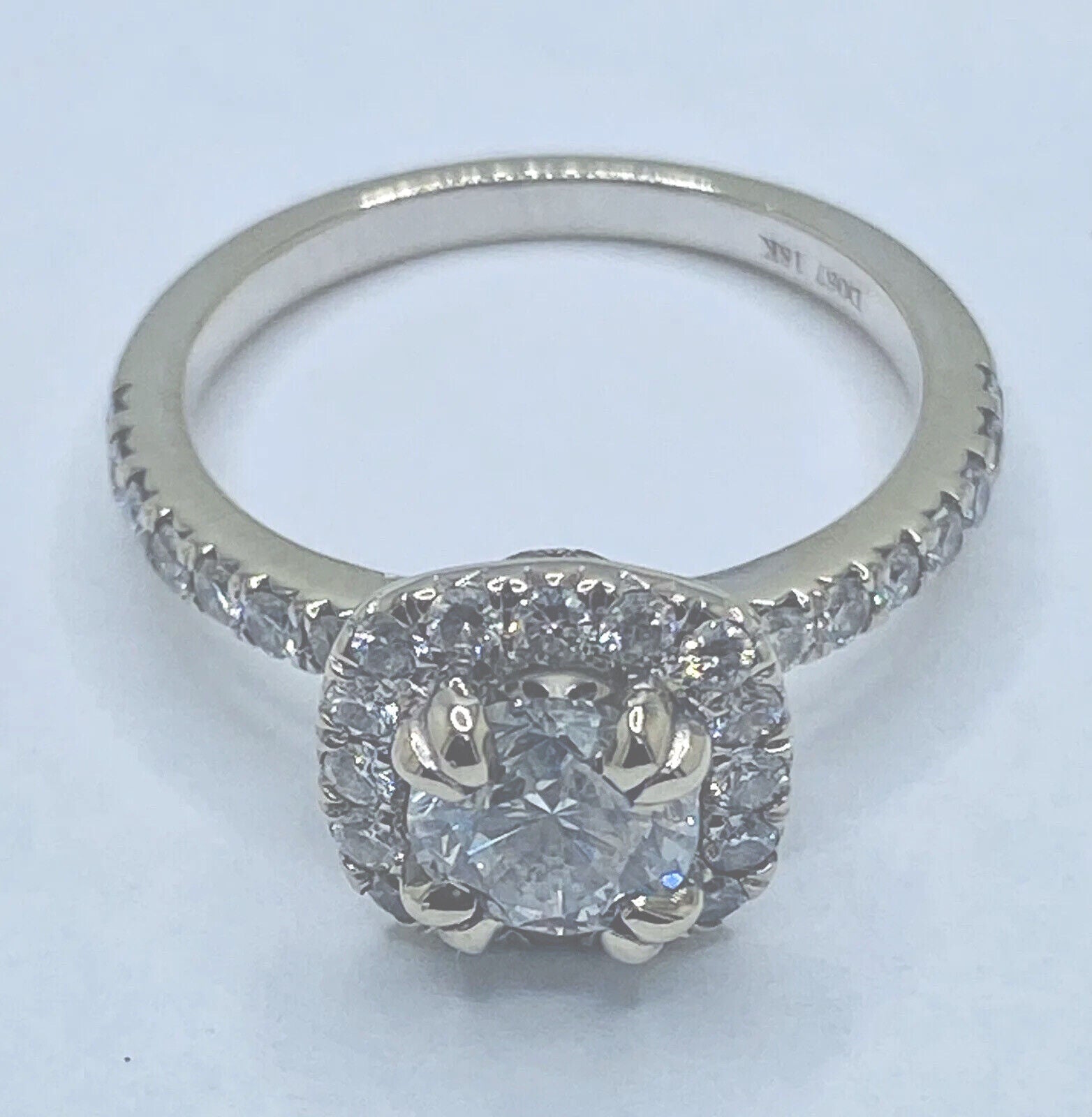 18KT White Gold Diamond Engagement Ring