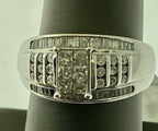 10KT White Gold Diamond Engagement Ring