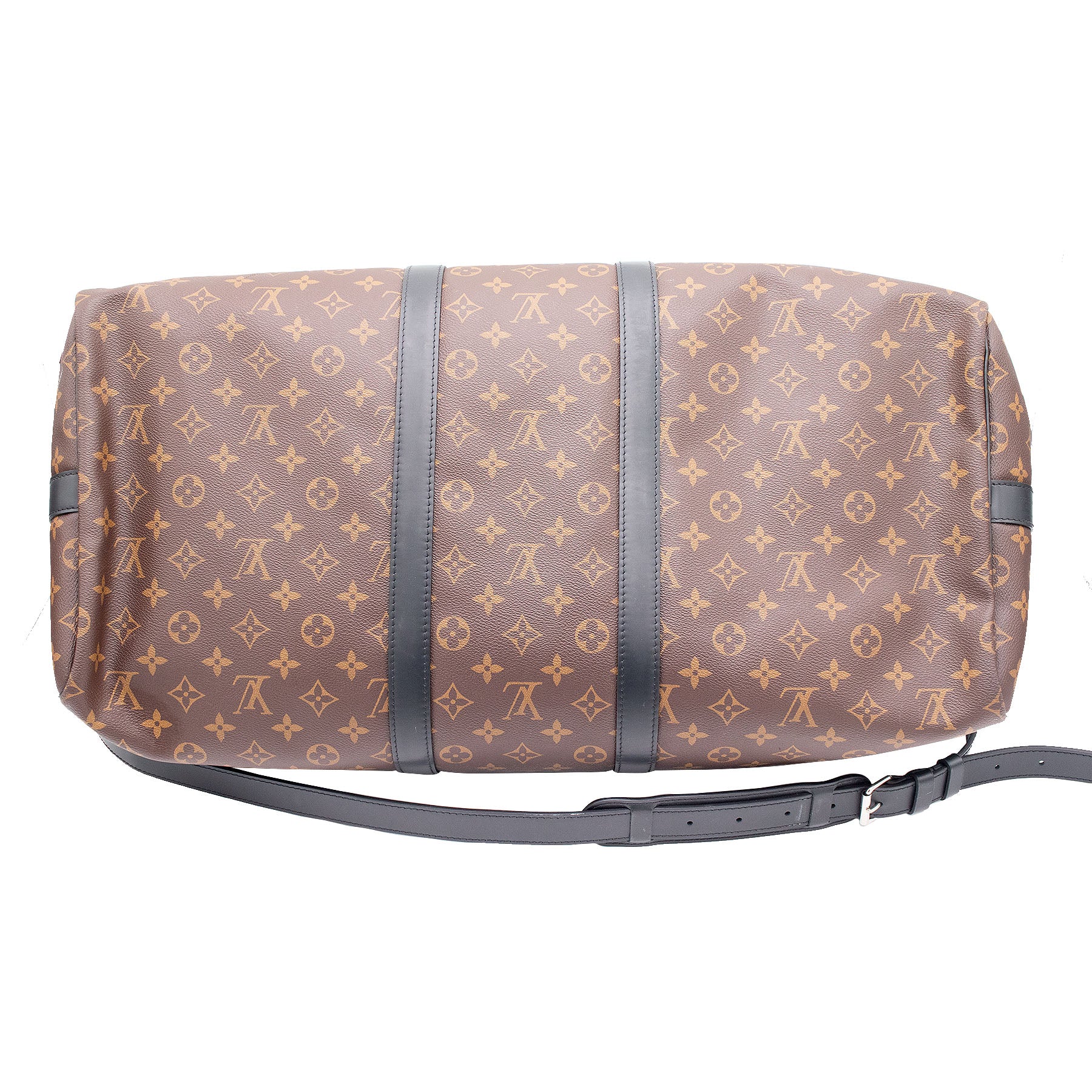 Louis Vuitton Keepall Bandouliere Bag Macassar Monogram Canvas 45