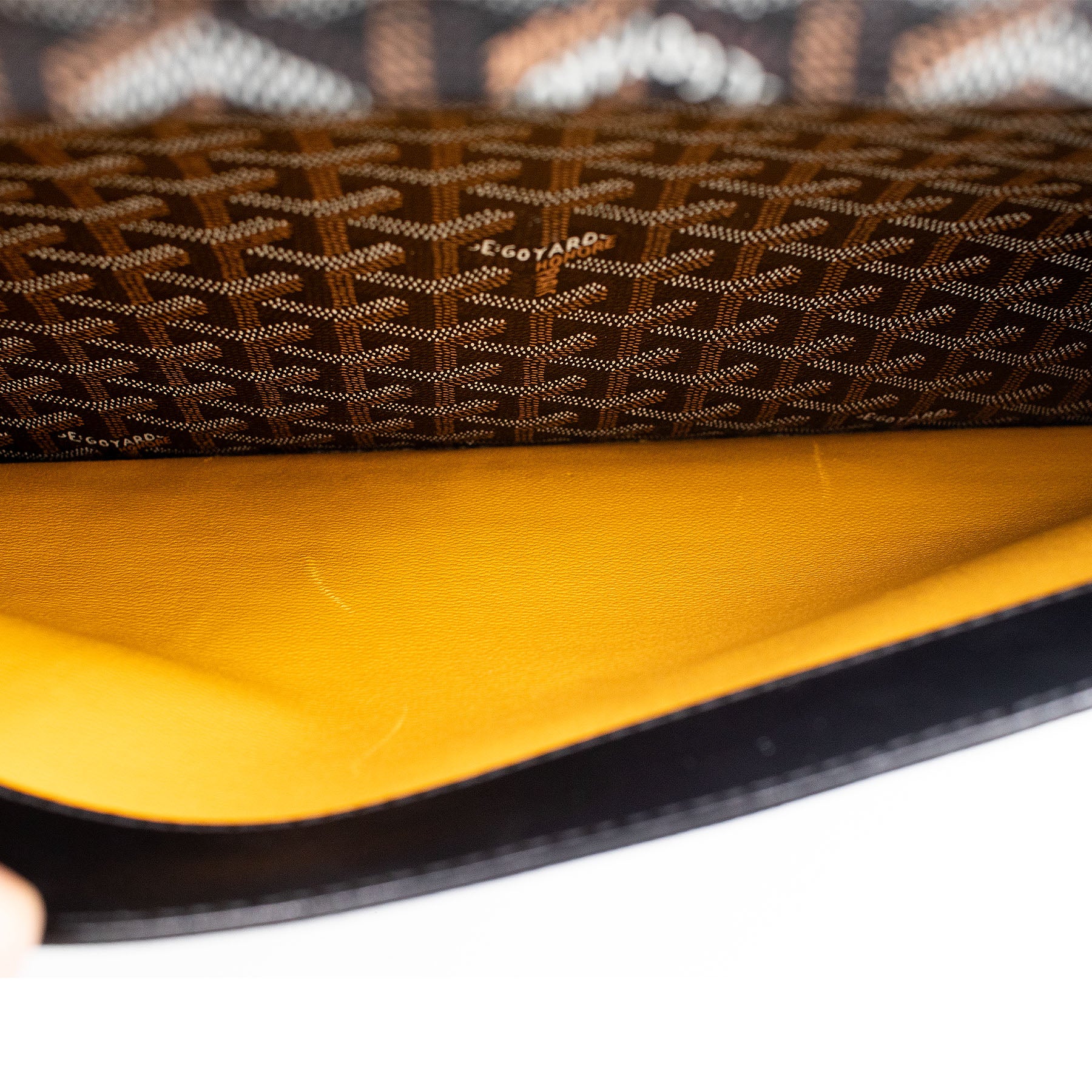 Goyard Black Chypre Deux Soufflets Briefcase Bag