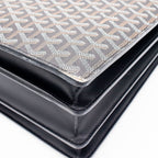 Goyard Black Chypre Deux Soufflets Briefcase Bag