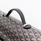Goyard Black Chypre Deux Soufflets Briefcase Bag