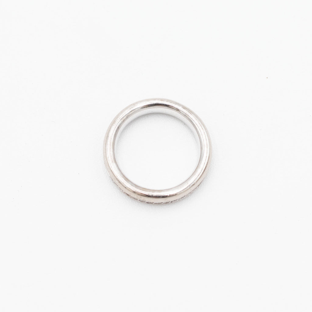 18k White Gold Bezel Set Diamond Eternity Band