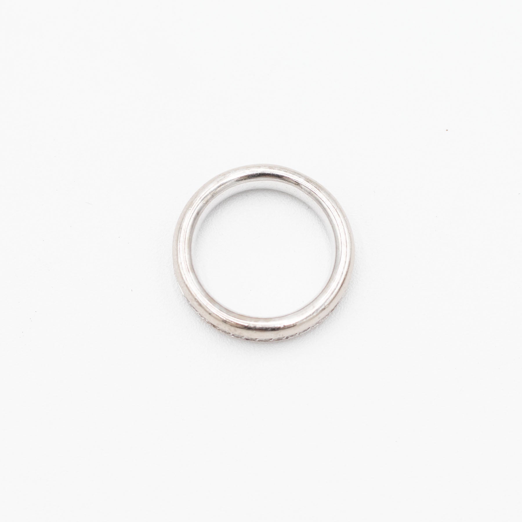 18k White Gold Bezel Set Diamond Eternity Band