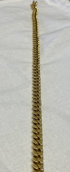 18kt Yellow Gold Cuban Link Chain 73.10 g