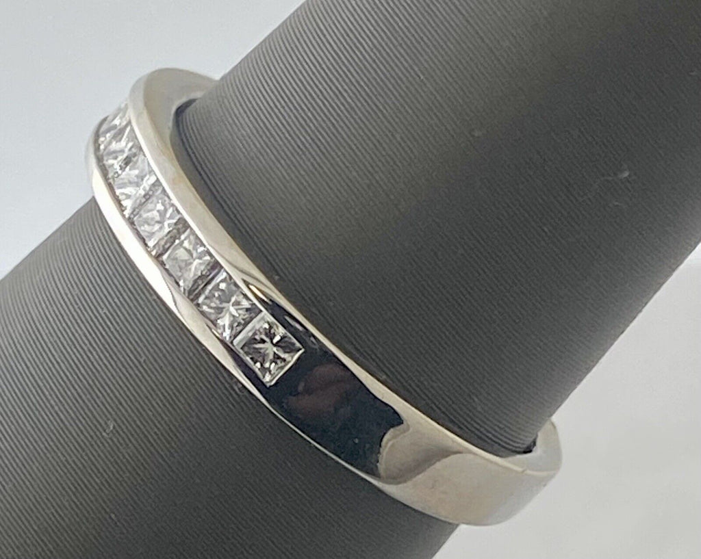 18kt White Gold Princess Cut Diamond Ring