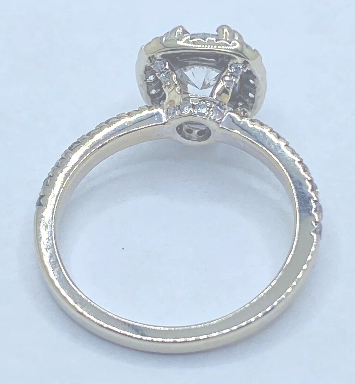 18KT White Gold Diamond Engagement Ring