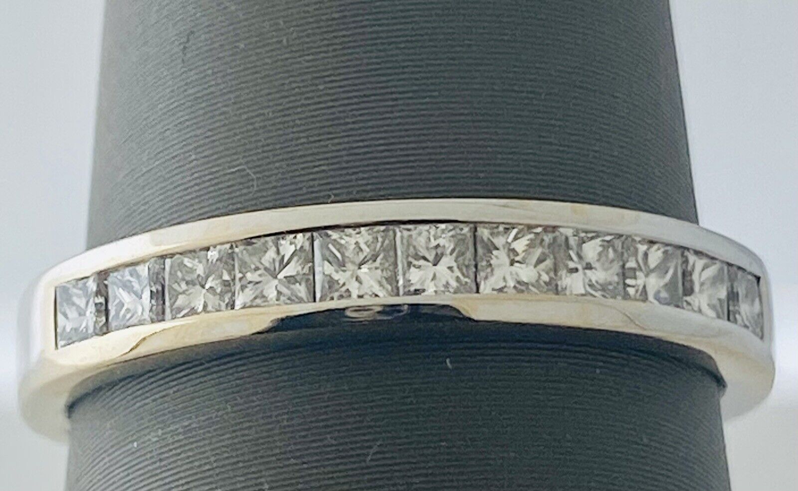 18kt White Gold Princess Cut Diamond Ring