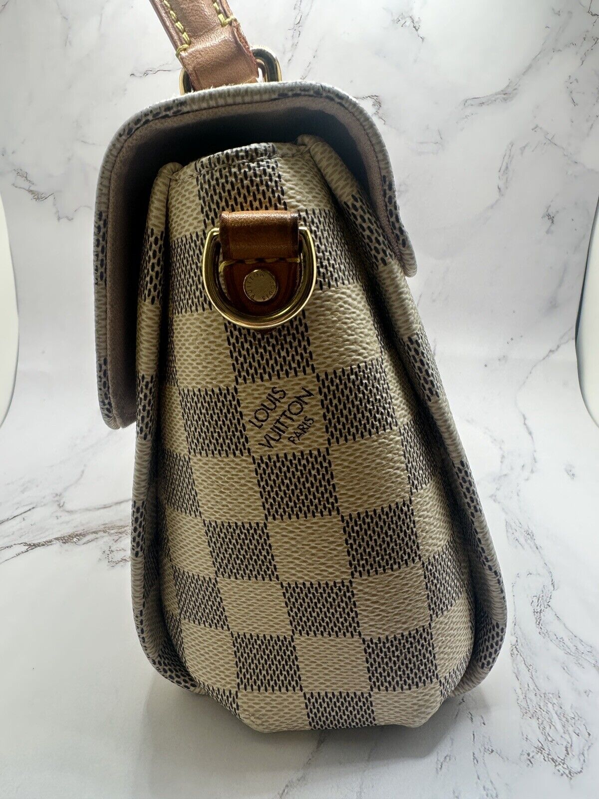 Louis Vuitton Damier Azur Croissete Crossbody Woman’s Handbag