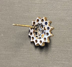14kt Diamonds And Sapphire Earrings