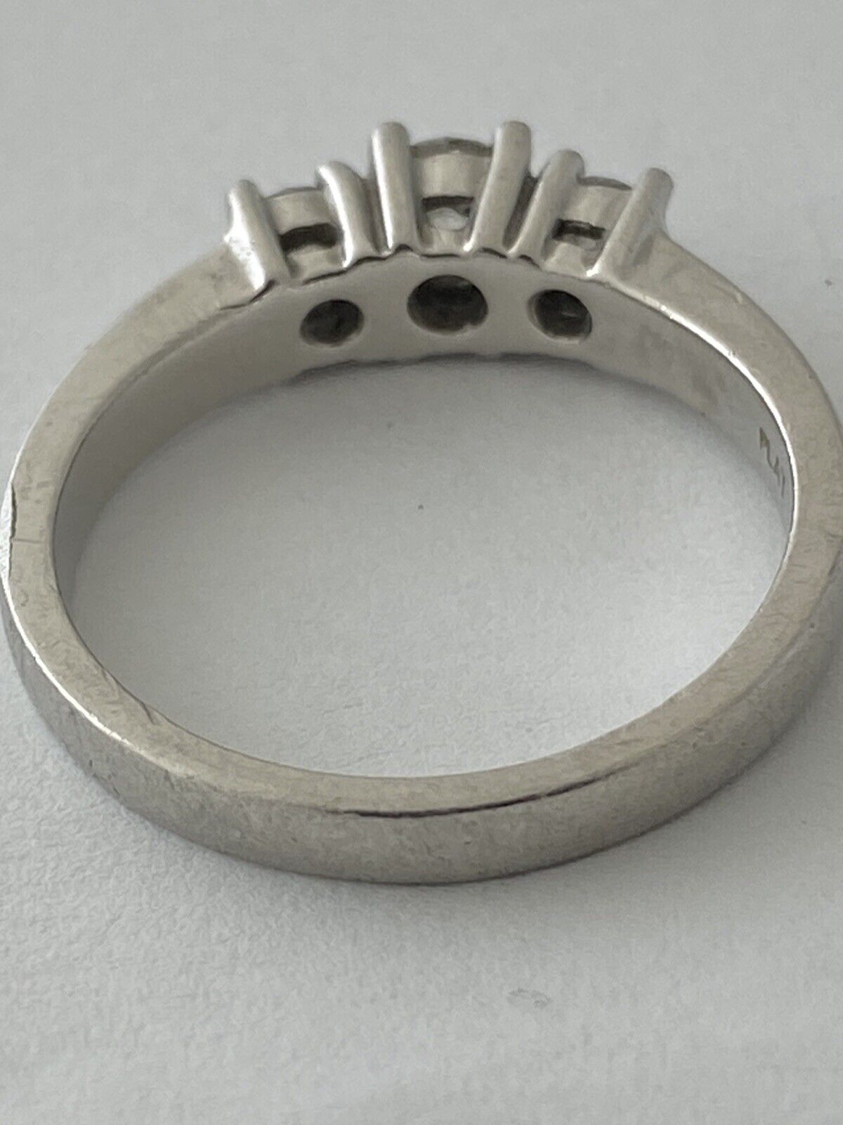 Three Stone Platinum Diamond Ring