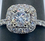 18KT White Gold Diamond Engagement Ring