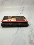 Louis Vuitton Limited Edition Leopard Portefeuille Victorine Wallet W/ Dustbag