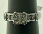 18KT White Gold Diamond Engagement Ring