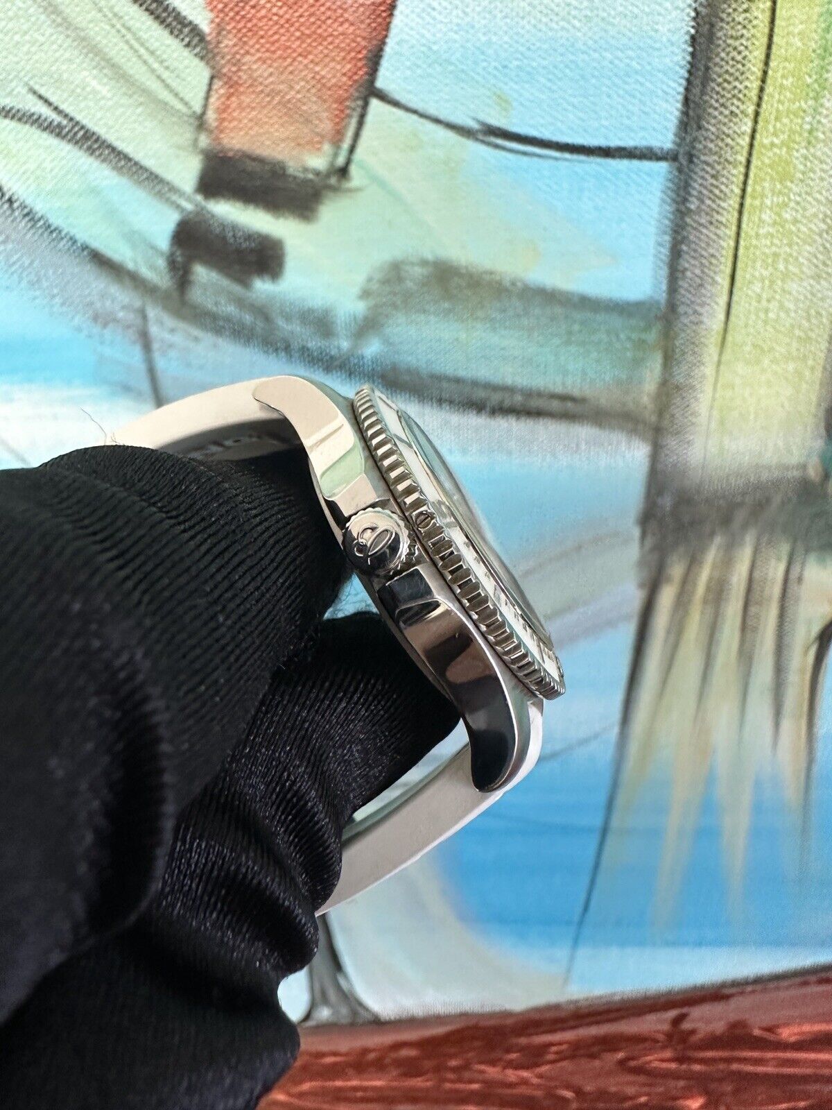 Breitling SuperOcean A17316 White Dial, Bezel And Rubber Strap 36mm SS Watch