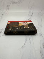 Louis Vuitton Limited Edition Leopard Portefeuille Victorine Wallet W/ Dustbag